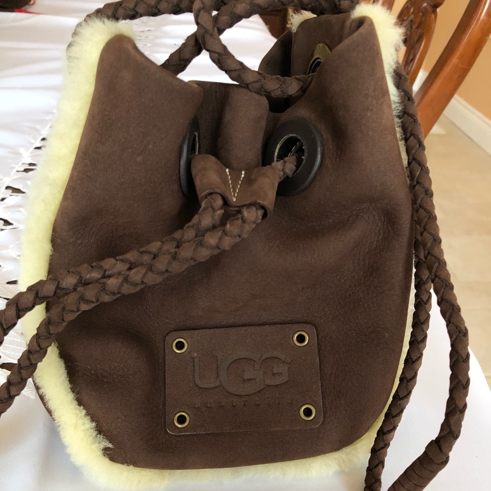 Small Ugg drawstring purse
